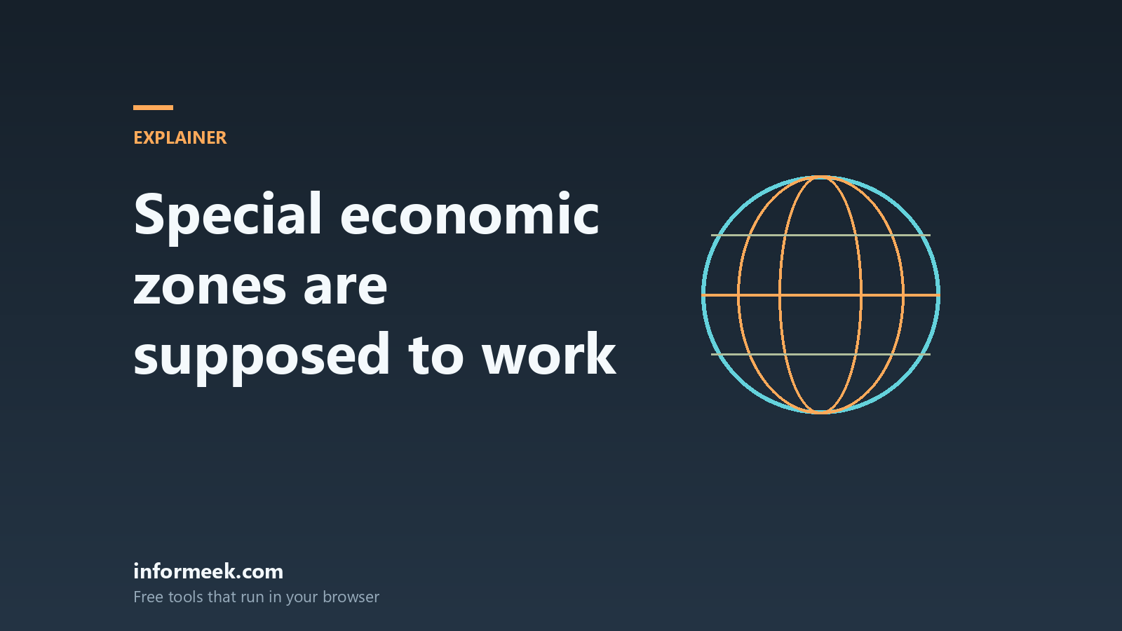 How Special Economic Zones Are Supposed to Work