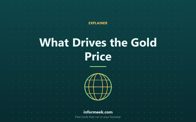 What Drives the Gold Price