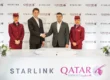 Starlink partnered with Qatar Airways