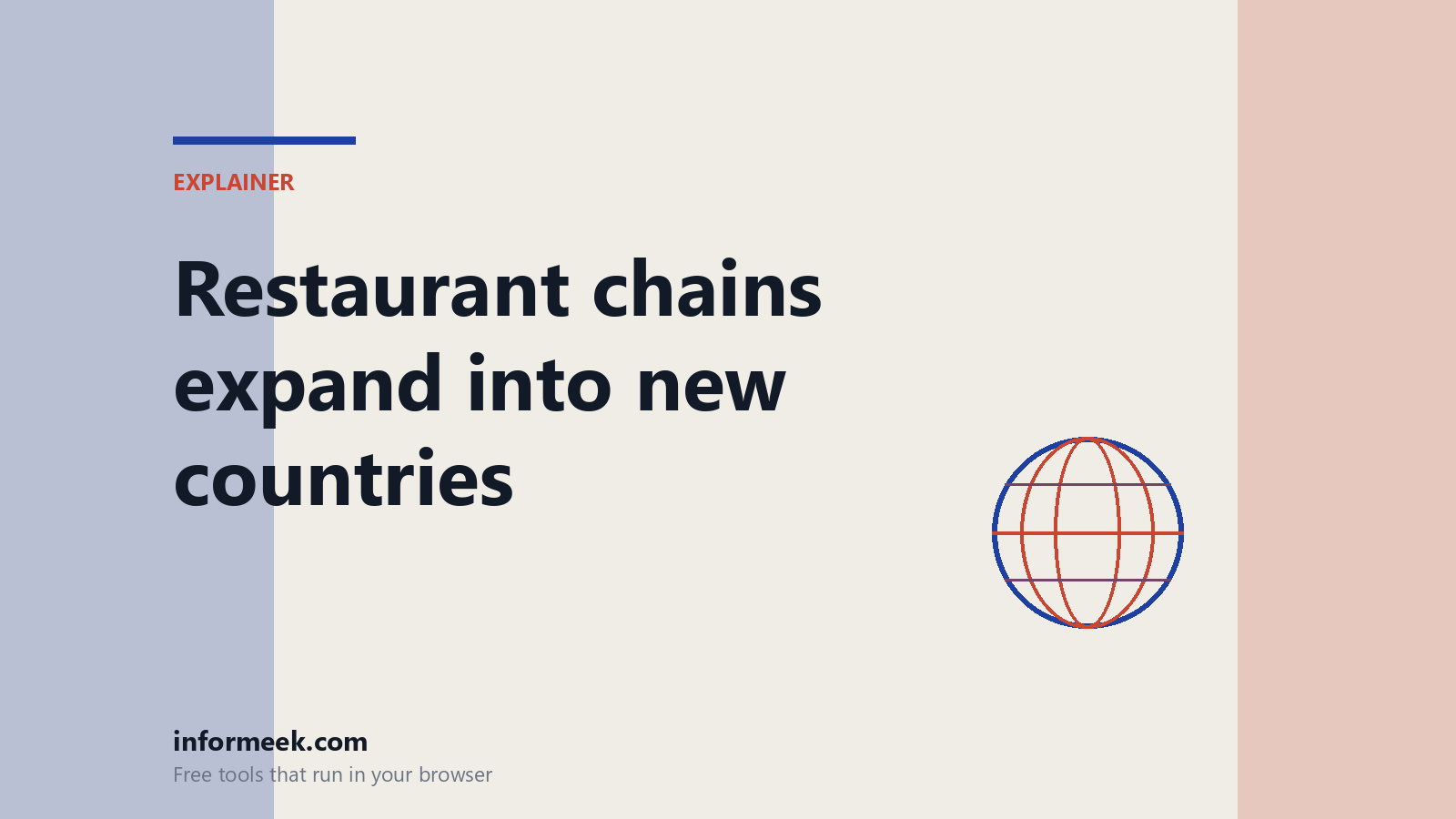 Why Restaurant Chains Expand Into New Countries