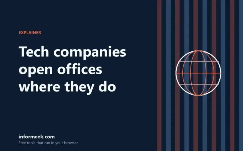Why Tech Companies Open Offices Where They Do