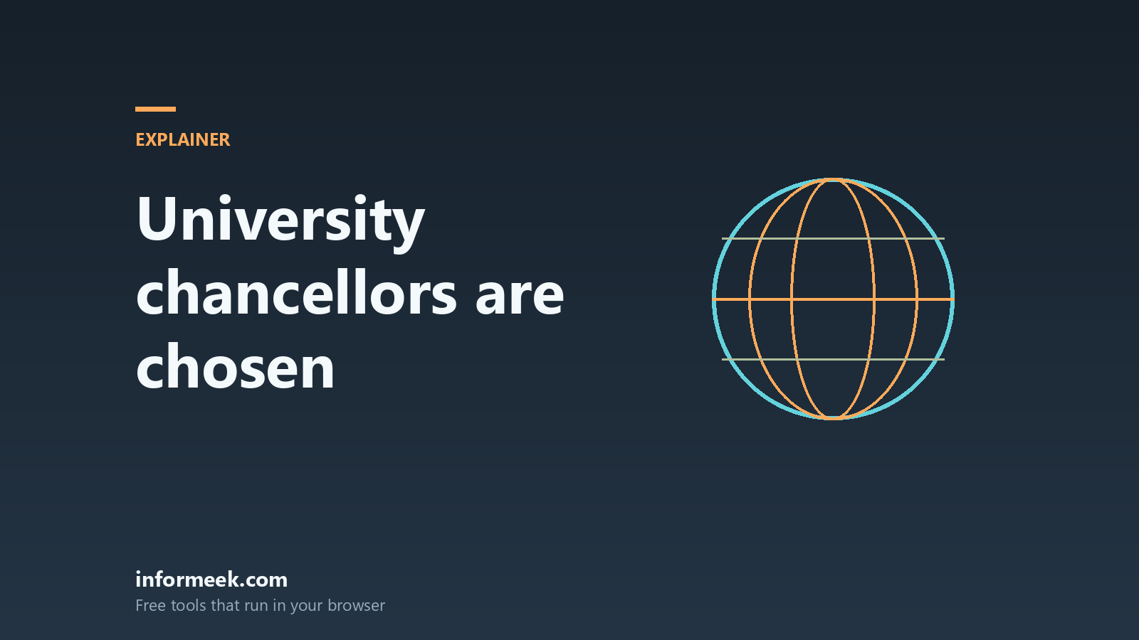 How University Chancellors Are Chosen