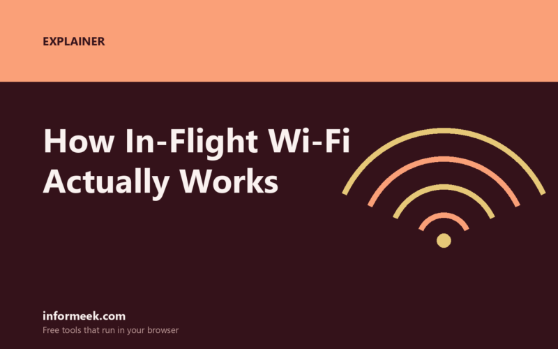 How In-Flight Wi-Fi Actually Works
