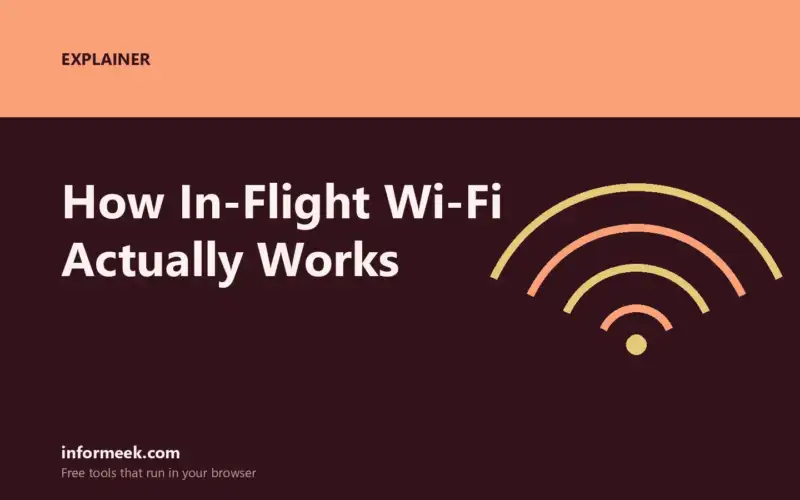 How In-Flight Wi-Fi Actually Works