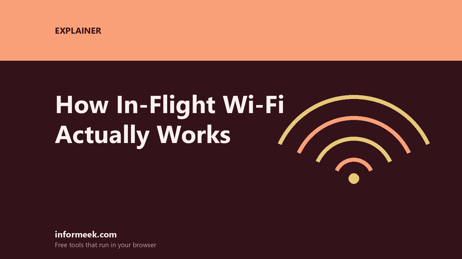 How In-Flight Wi-Fi Actually Works