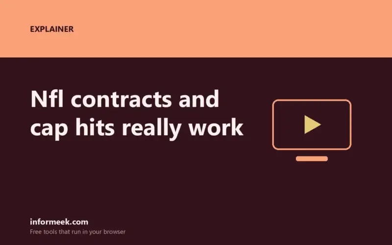 How NFL Contracts and Cap Hits Really Work