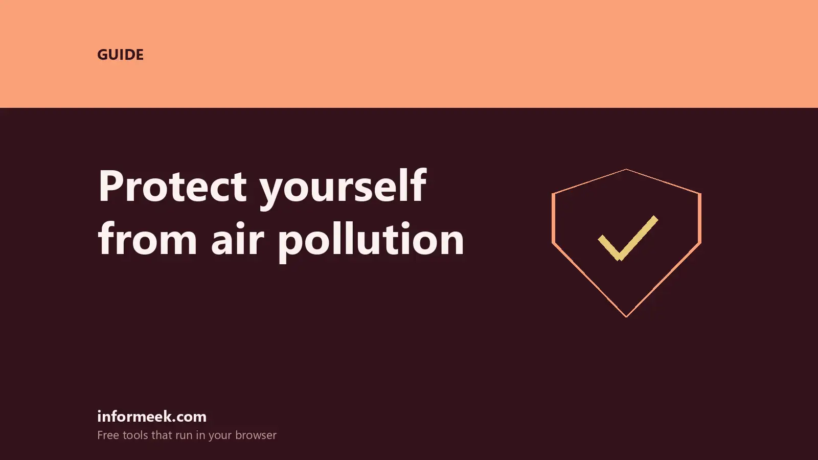 How to Protect Yourself From Air Pollution