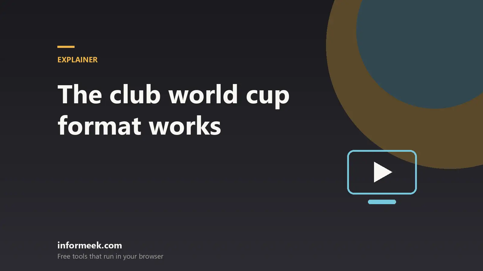 How the Club World Cup Format Works