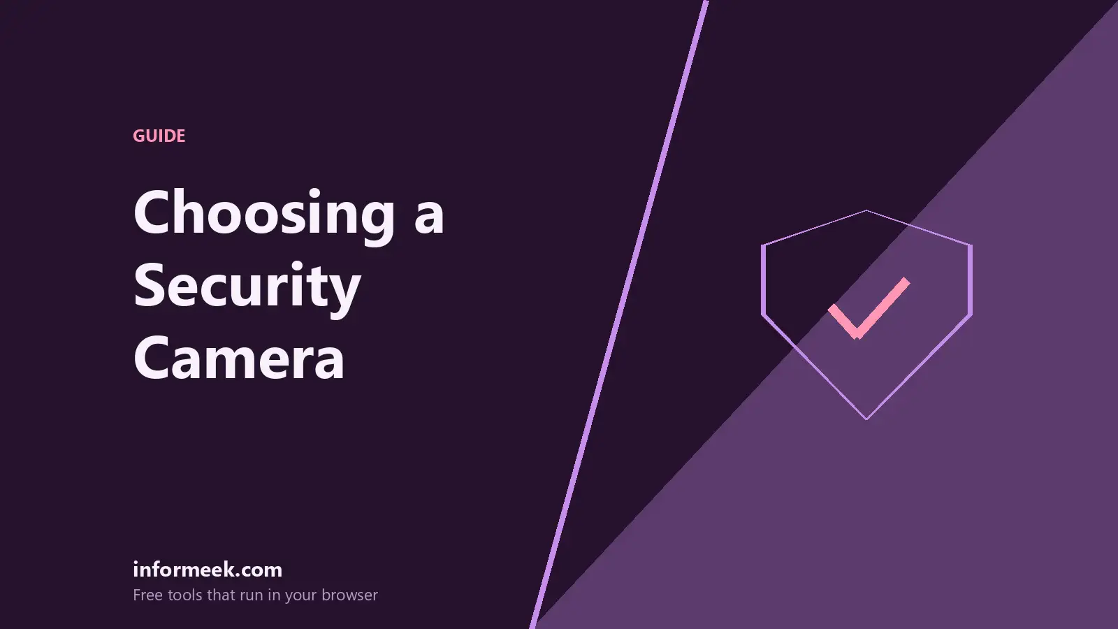 How to Choose a Home Security Camera