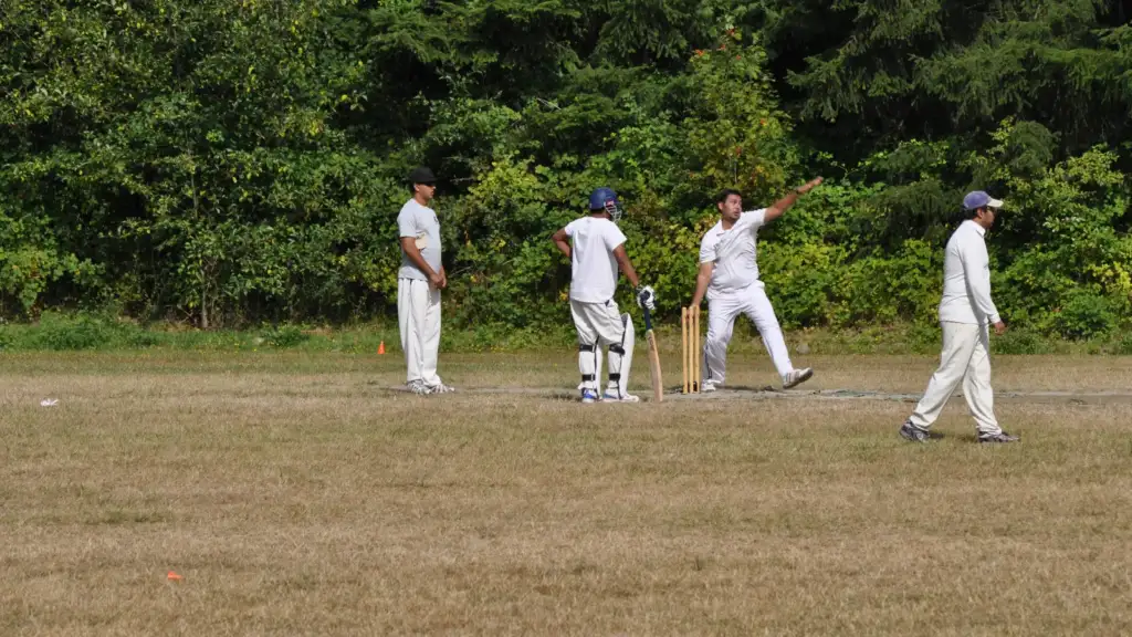 wrist spin: Cricket bowling sequence 09