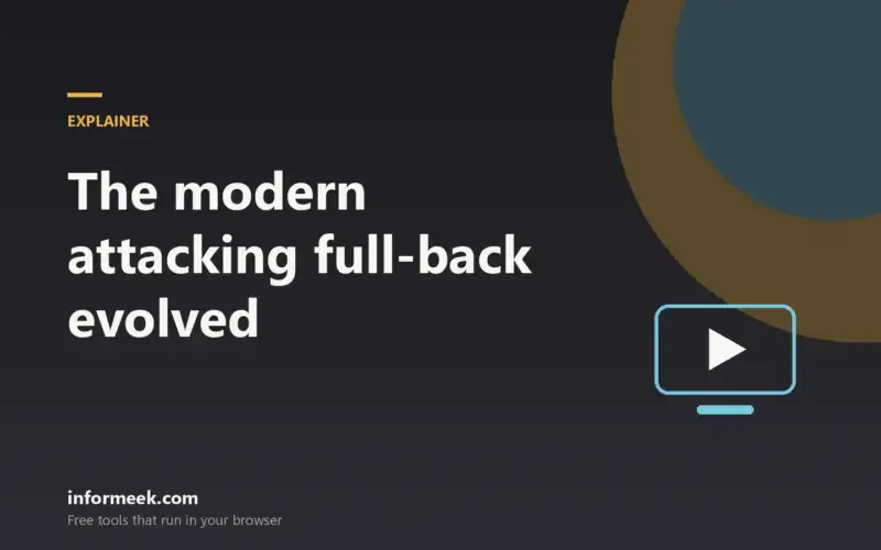 How the Modern Attacking Full-Back Evolved