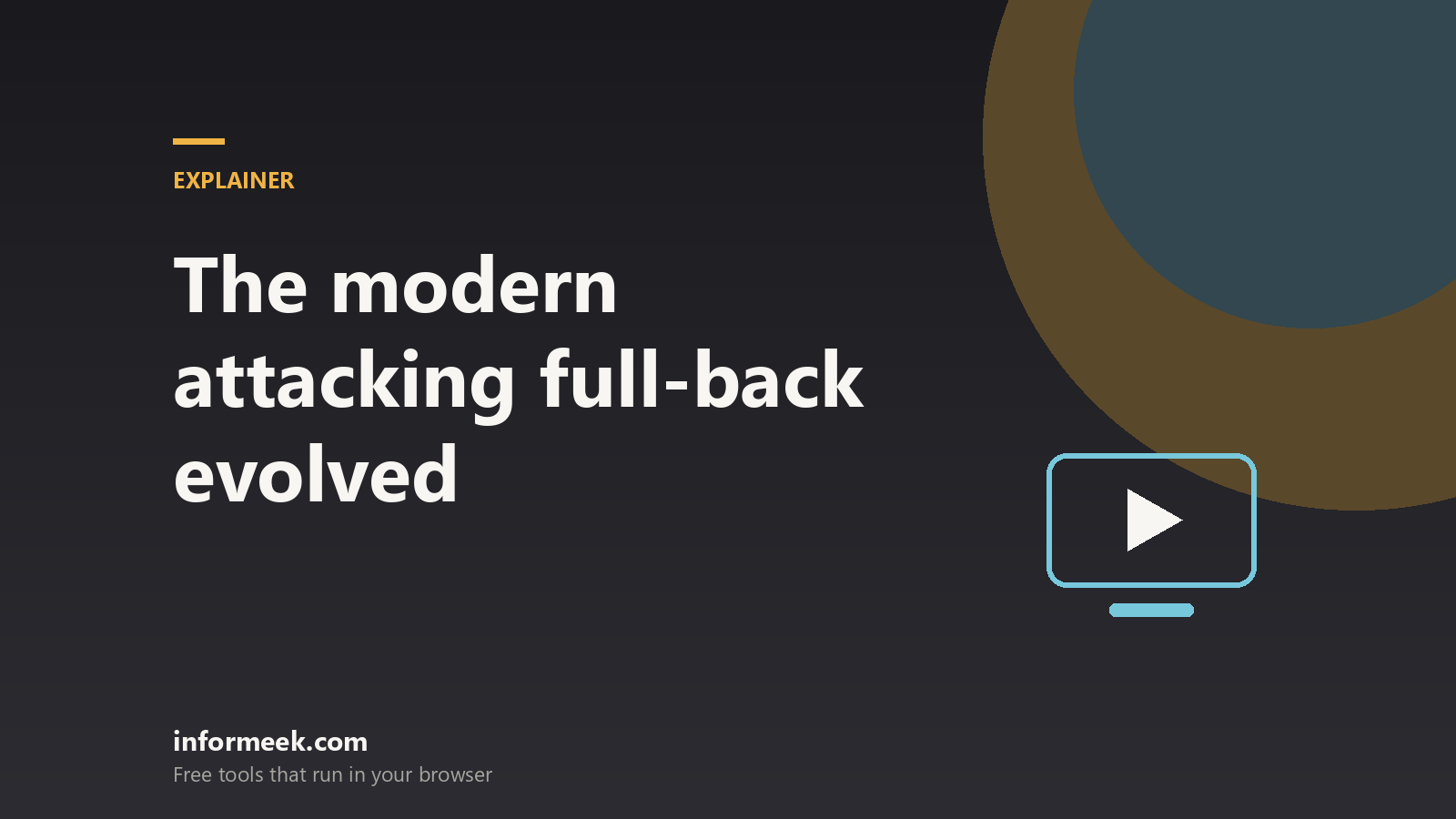 How the Modern Attacking Full-Back Evolved
