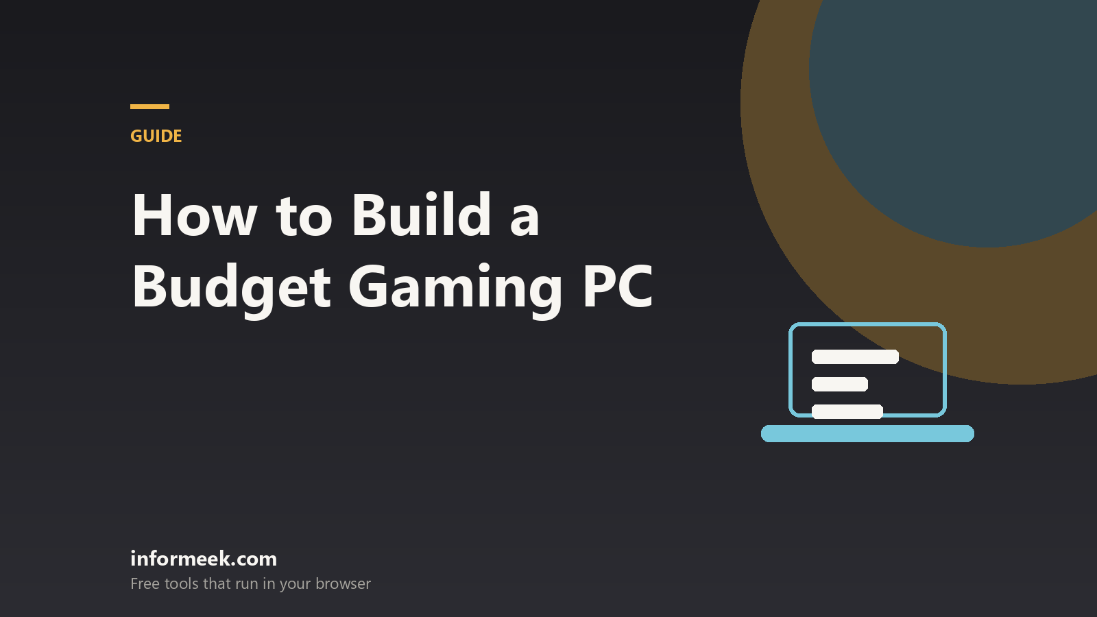 How to Build a Budget Gaming PC
