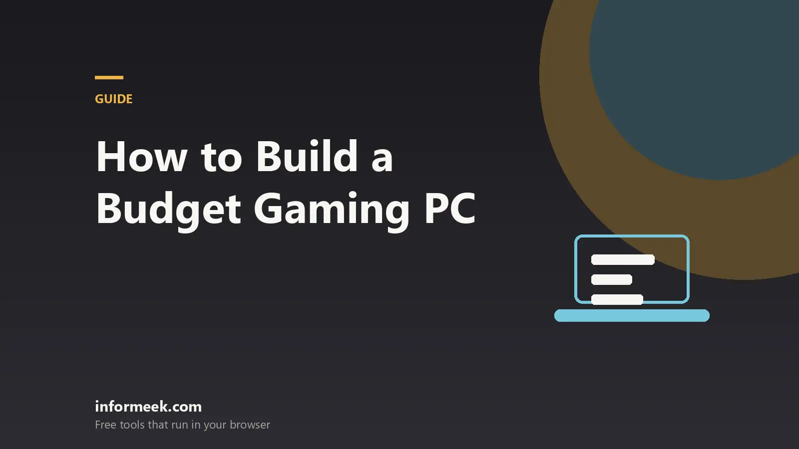 How to Build a Budget Gaming PC