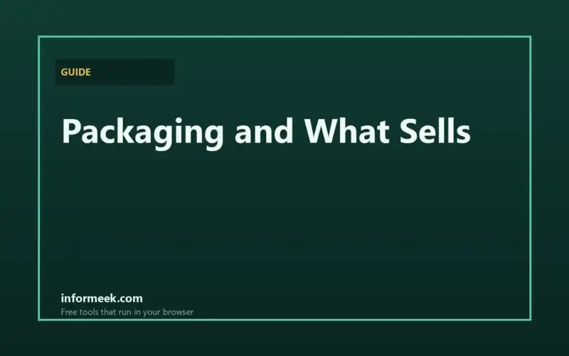 How Packaging Design Affects What People Buy