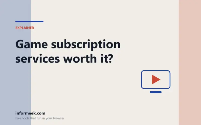 Are Game Subscription Services Worth It?