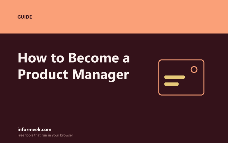 How to Become a Product Manager