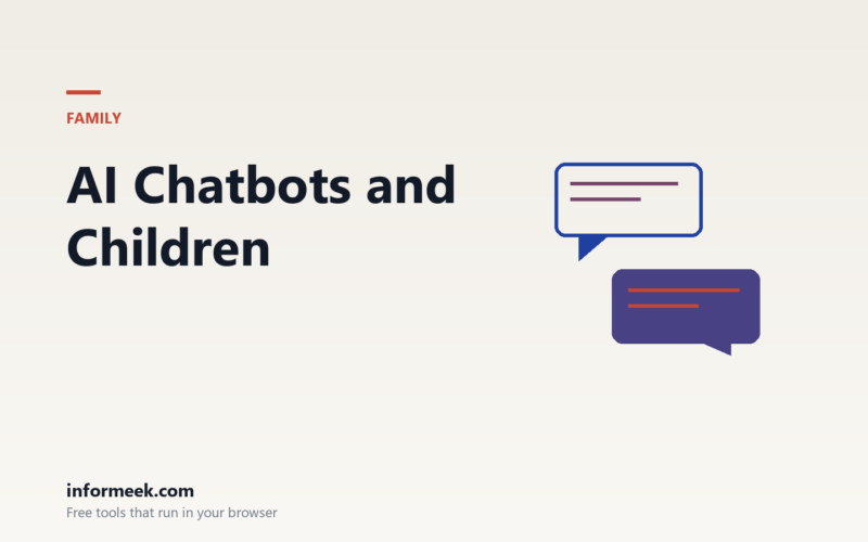 AI Chatbots and Children