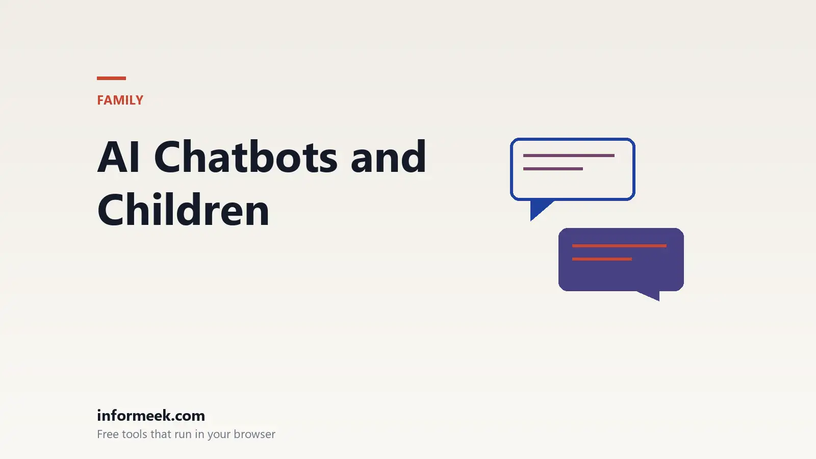 AI Chatbots and Children