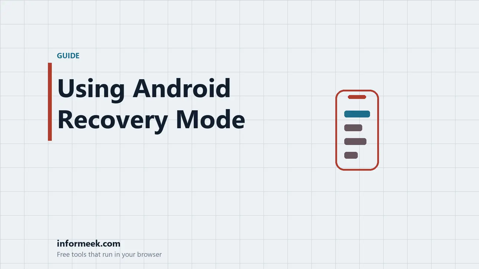 How to Use Android Recovery Mode