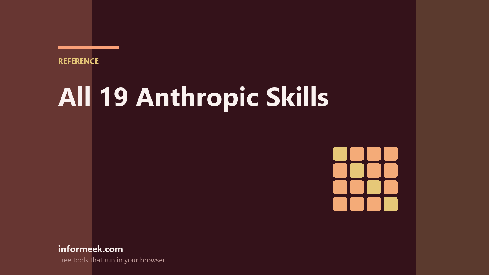 All 19 Anthropic Claude Skills, Explained