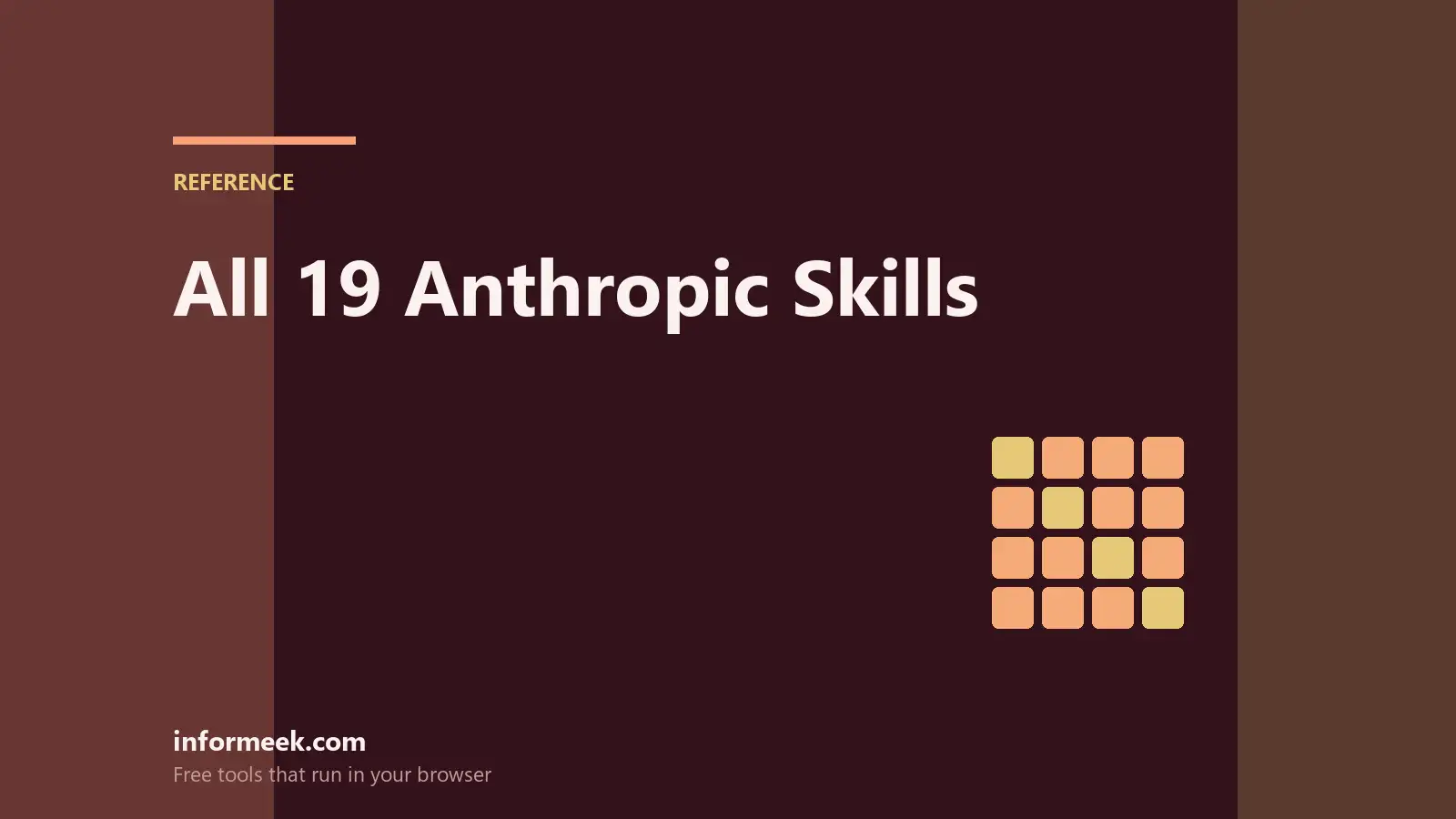 All 19 Anthropic Claude Skills, Explained