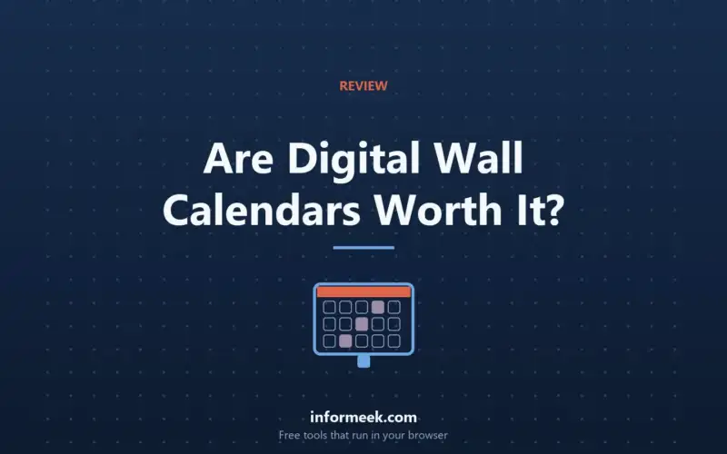 Are Digital Wall Calendars Worth It?