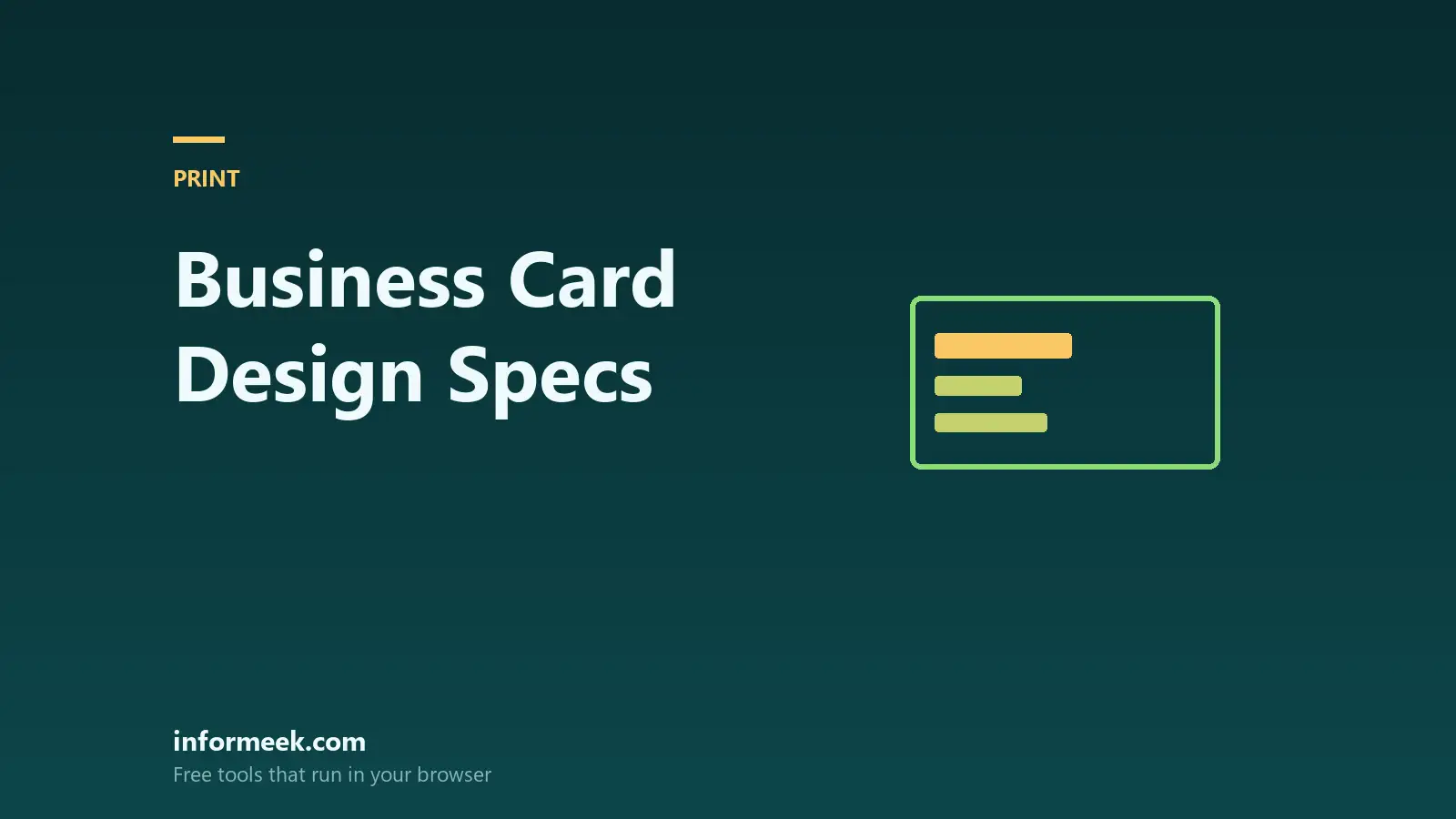 Business Card Design: 7 Specs That Prevent Costly Errors