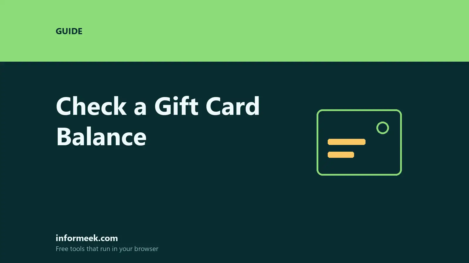 How to Check an Amazon Gift Card Balance
