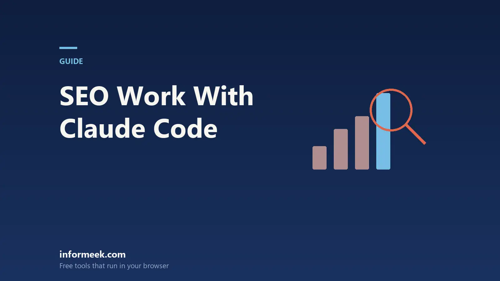 How to Do SEO Work With Claude Code