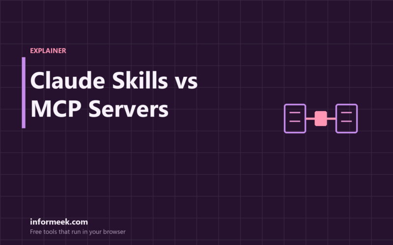 Claude Skills vs MCP Servers