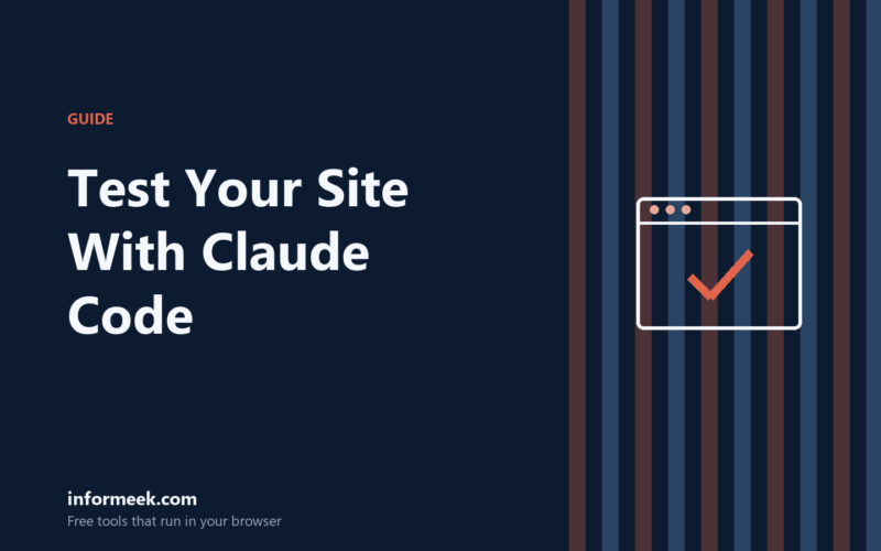 Test Your Site With Claude Code