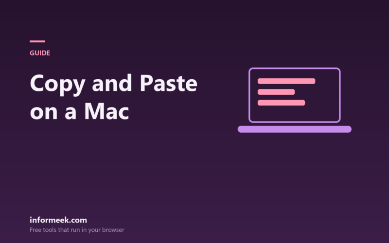 How to Copy and Paste on a Mac