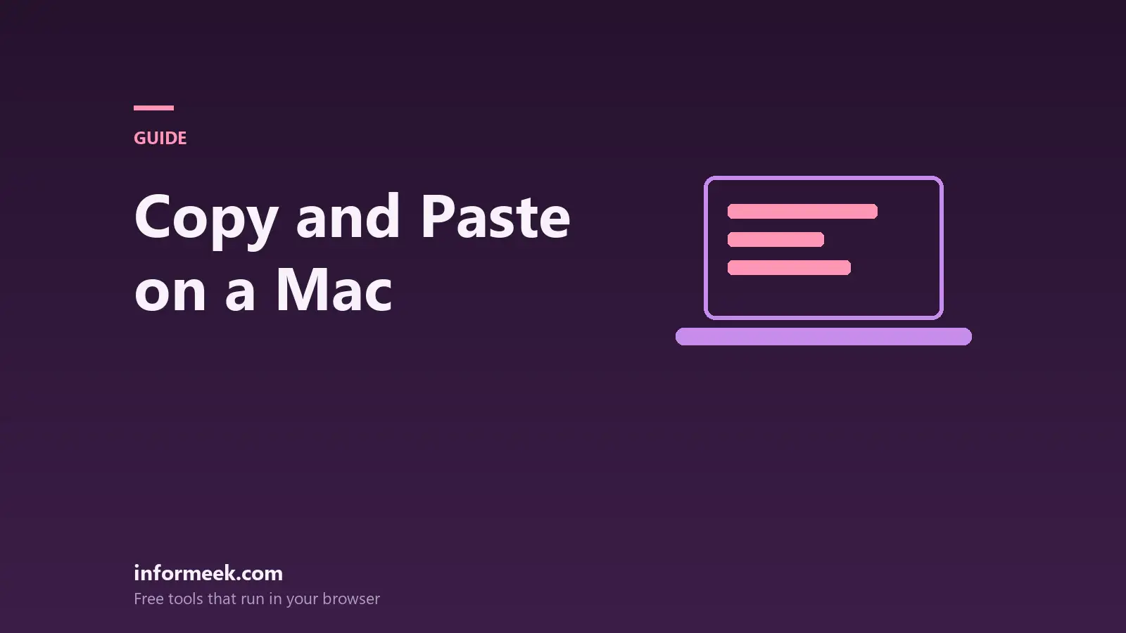 How to Copy and Paste on a Mac