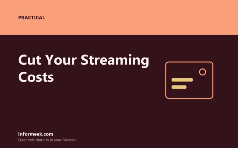 How to Cut Your Streaming Costs