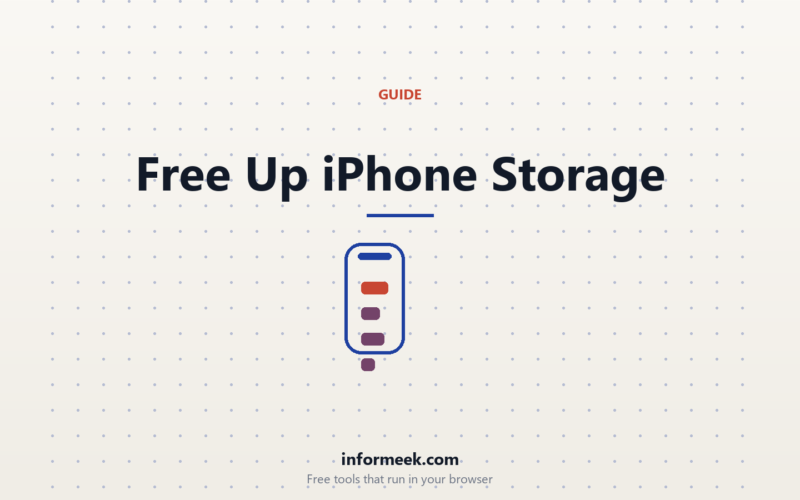 How to Free Up Storage on Your iPhone