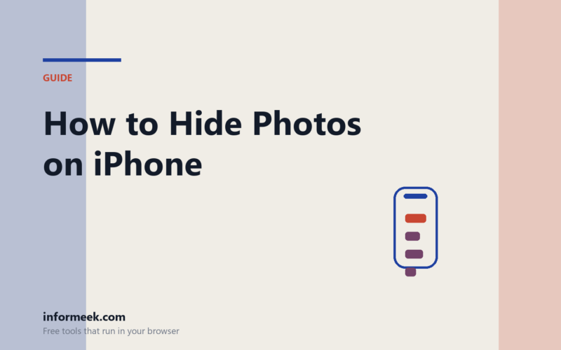 How to Hide Photos on iPhone