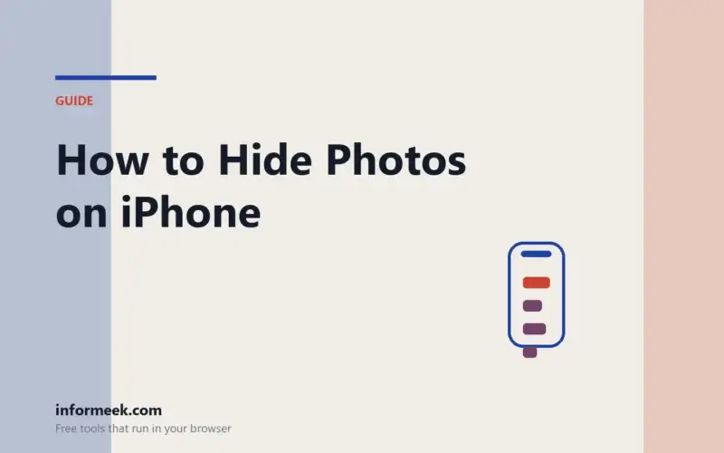 How to Hide Photos on iPhone