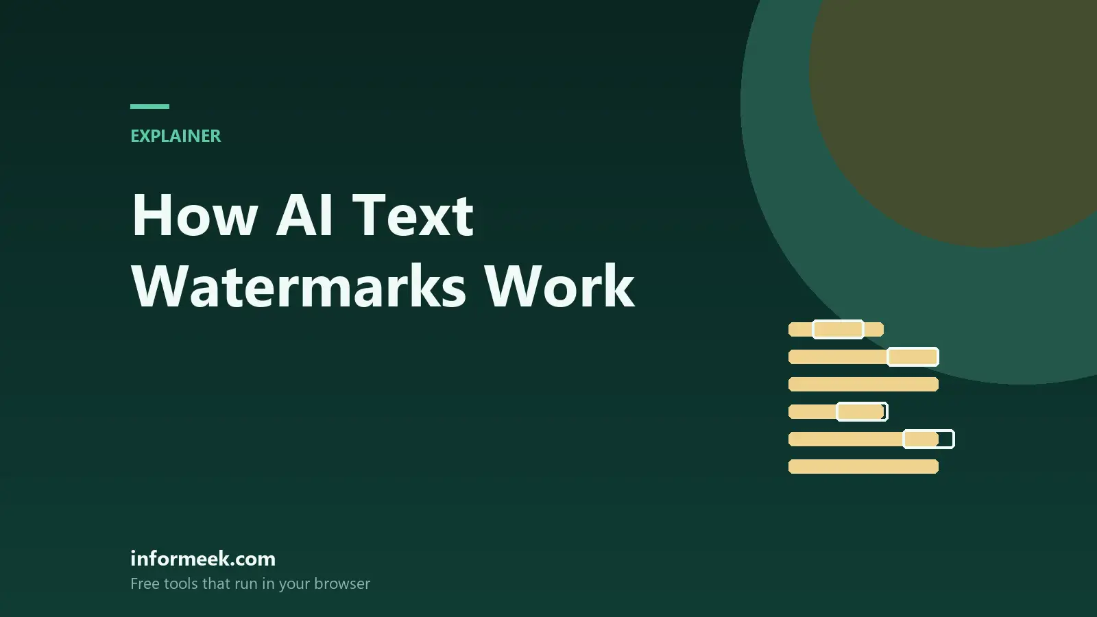 How AI Text Watermarks Work