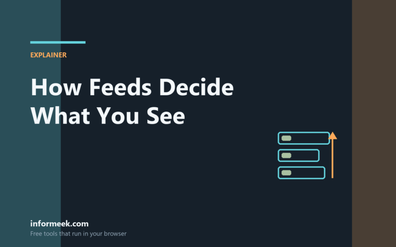 How Feeds Decide What You See