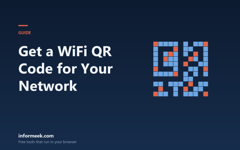 How to Get a WiFi QR Code for Your Network