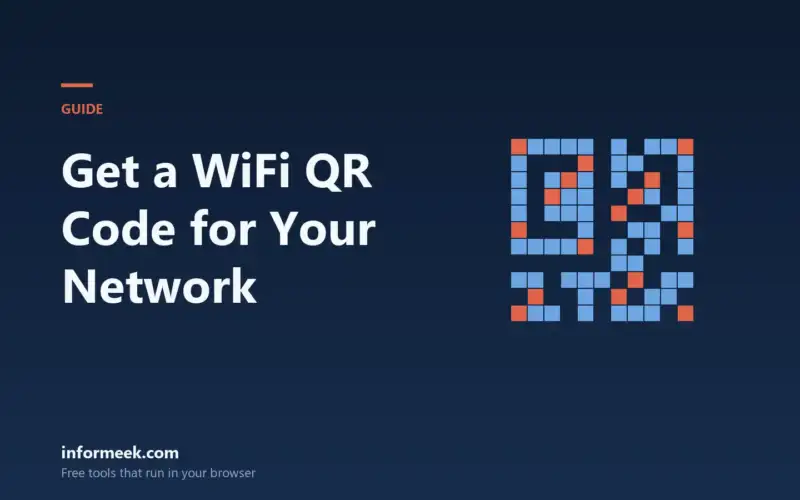 How to Get a WiFi QR Code for Your Network