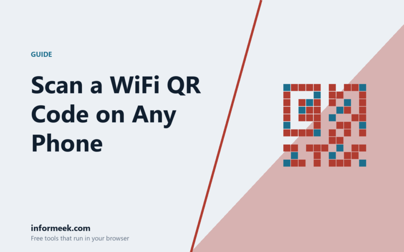 How to Scan a WiFi QR Code on Any Phone