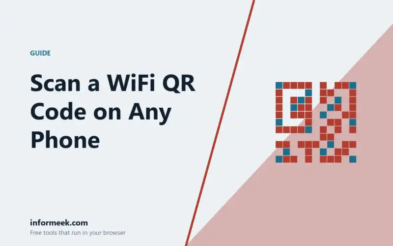 How to Scan a WiFi QR Code on Any Phone