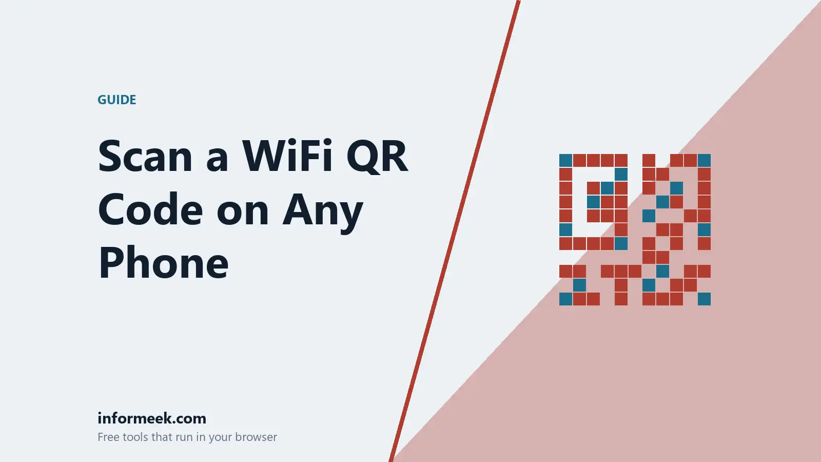How to Scan a WiFi QR Code on Any Phone