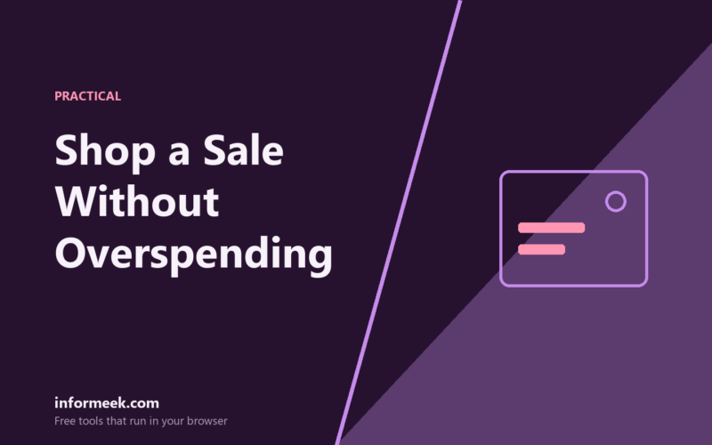 How to Shop a Sale Without Overspending