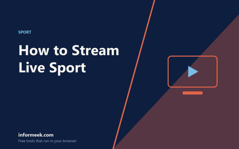 How to Stream Live Sport