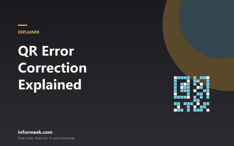 QR Code Error Correction Explained