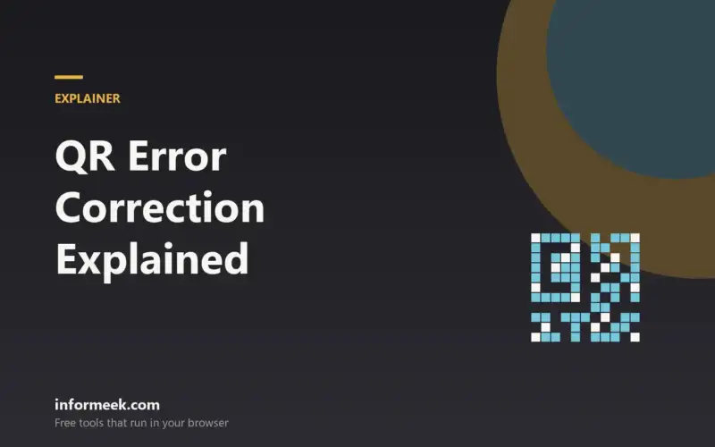 QR Code Error Correction Explained