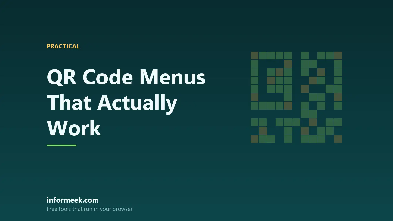 How to Set Up a QR Code Menu That Actually Works